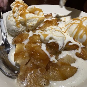 Cherokee Grill - Apple cobbler with vanilla ice cream (a MUST try!) - Steakhouses Near Me - Gatlinburg, Tennessee Cherokee Grill - Apple cobbler with vanilla ice cream (a MUST try!) - Steakhouses Near Me - Gatlinburg, Tennessee