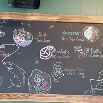 Sip Saam Thai - Chalkboard menu - Thai Near Me - San Antonio, Texas Sip Saam Thai - Chalkboard menu - Thai Near Me - San Antonio, Texas