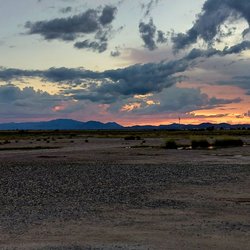 CattleRest RV Park & Saloon - The view looking west.