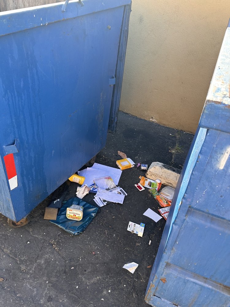 Dumpster is dirty Yelp