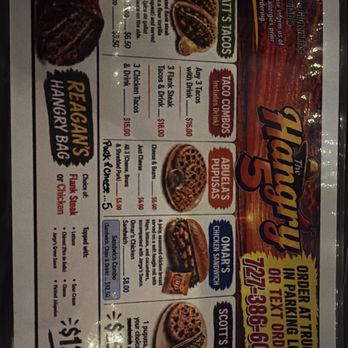 The Hangry 5 - Menu - Food Trucks Near Me The Hangry 5 - Menu - Food Trucks Near Me