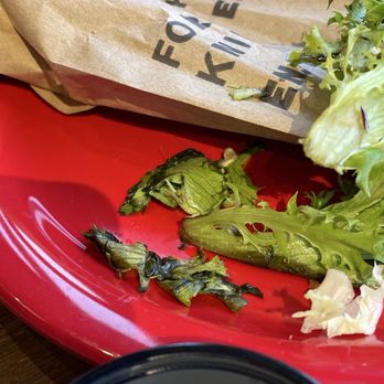 Primanti Bros. Restaurant and Bar - Pieces of the salad (Angus Sirloin Steak Salad) - Sports Bars Near Me - Hershey, Pennsylvania