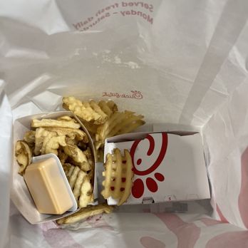 Chick-fil-A - Chick-fil-A Waffle Potato Fries Chick-fil-A Nuggets - Chicken Shop Near Me - New York, New York