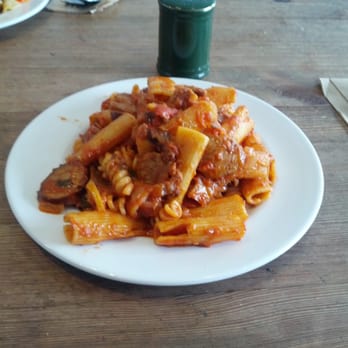 Hazev - Sausage pasta dish - Turkish Near Me - London, XGL