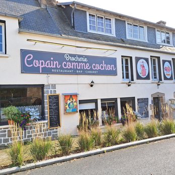 Copain comme cochon - L'entrée du resto - Brasseries Near Me - Pleumeur-Bodou, 22