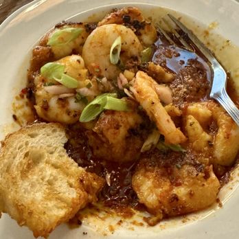 Sweetwater Tavern - SPICY garlic shrimp!! Be ready to down a few glasses of water while consuming! - Seafood Near Me - Bainbridge Island, Washington Sweetwater Tavern - SPICY garlic shrimp!! Be ready to down a few glasses of water while consuming! - Seafood Near Me - Bainbridge Island, Washington