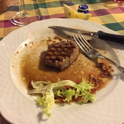 La Cascina - The steak was the size of the plate before I started eating