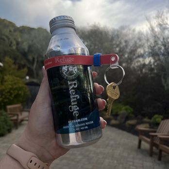 Refuge - Water bottle & key that each guest receives! - Day Spas Near Me - Carmel, California