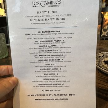 Los Caminos Modern Cocina - Happy hour menu - Mexican Near Me - Flower Mound, Texas Los Caminos Modern Cocina - Happy hour menu - Mexican Near Me - Flower Mound, Texas