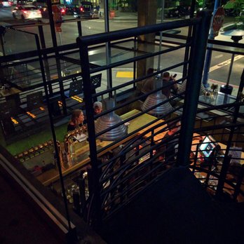 Underbelly - View from upstairs looking down into bar and spiral staircase - Bars Near Me - San Diego, California Underbelly - View from upstairs looking down into bar and spiral staircase - Bars Near Me - San Diego, California