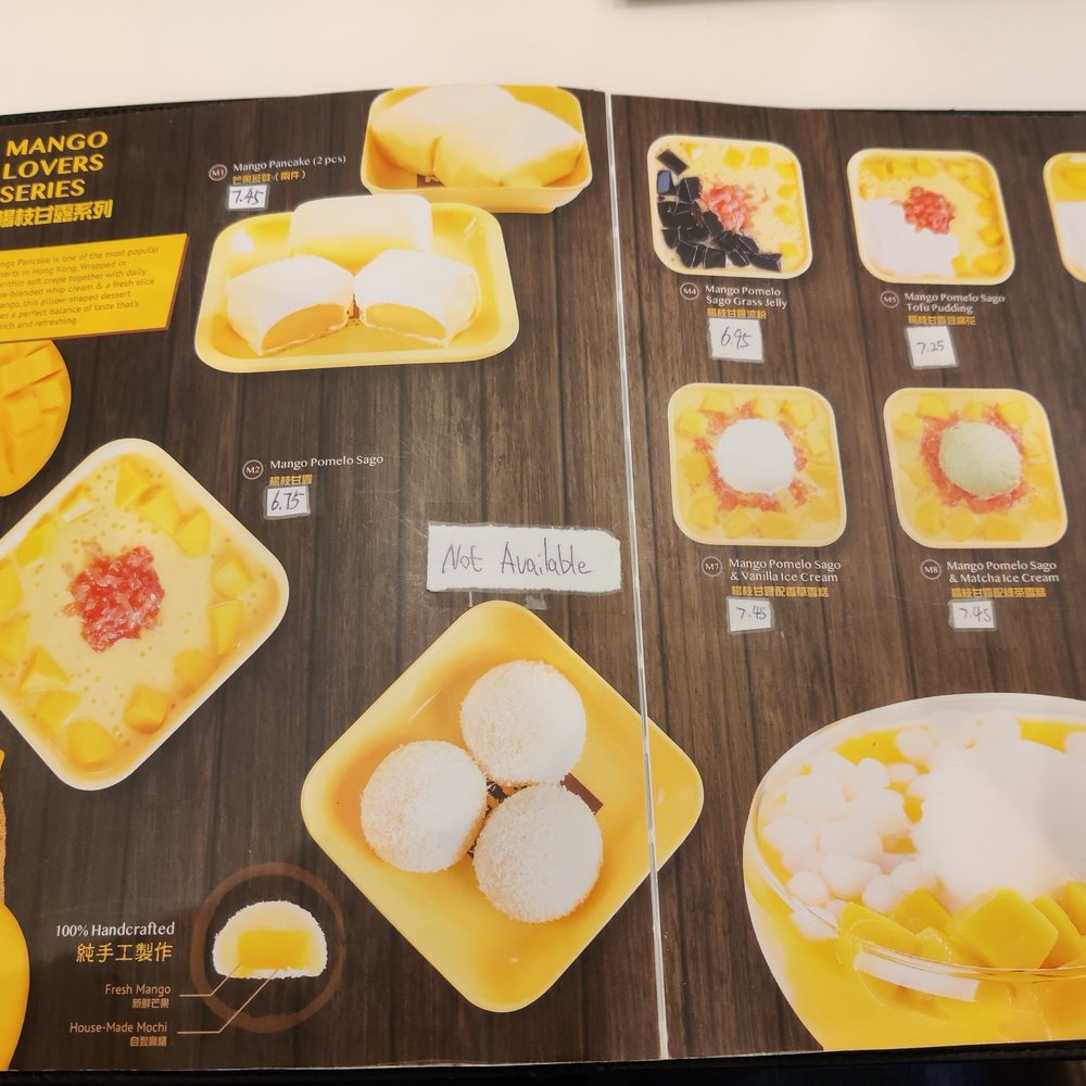 Sweethoney Dessert - Menu - Desserts Near Me - Alhambra, California