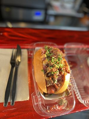 Dirt Dog Fast Food Restaurant Rainbow by null