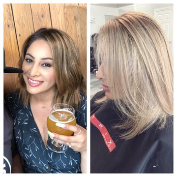 Hp the Salon - Left side is before & right side from Val - Hair Salons Near Me - Santa Clara, California Hp the Salon - Left side is before & right side from Val - Hair Salons Near Me - Santa Clara, California