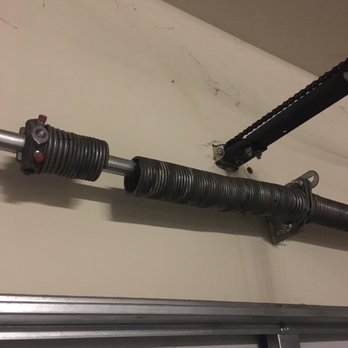 Elite Overhead Garage Door - Broken spring! No problem, Dennis replaced it in about 30 min. - Garage Door Services Near Me Elite Overhead Garage Door - Broken spring! No problem, Dennis replaced it in about 30 min. - Garage Door Services Near Me