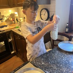 Lorna Wheatley - Stretching the dough