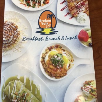 Broken Yolk Cafe - Cover of menu - Breakfast & Brunch Near Me - La Quinta, California Broken Yolk Cafe - Cover of menu - Breakfast & Brunch Near Me - La Quinta, California