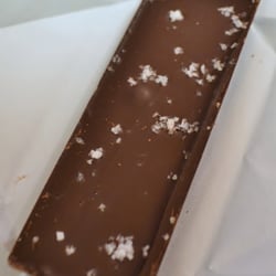 Sweeteeth Chocolate - Sea is for Caramel: 62% dark chocolate, smooth caramel, and sprinkled with sea salt