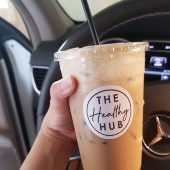 The Healthy Hub - $9.20 coffee (that's after a $1 discount)..yikes!!! - Juice Bars & Smoothies Near Me - Murphy, Texas