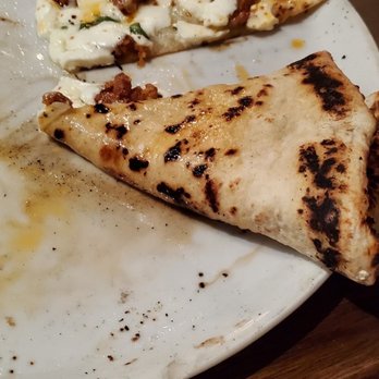 Pizzicletta - Honey / spicy sausage pizza. Good flavors but soggy crust - Pizza Near Me - Flagstaff, Arizona