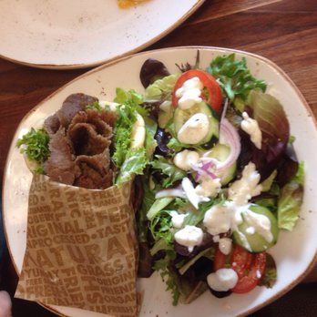 Luna Grill University Center - Gyros wrap - Mediterranean Near Me - Irvine, California