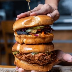 Gold Feather - Classic chicken fried sandwich
