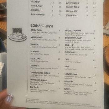 Sonmari - Sushi /food menu - Sushi Bars Near Me - Los Angeles, California Sonmari - Sushi /food menu - Sushi Bars Near Me - Los Angeles, California