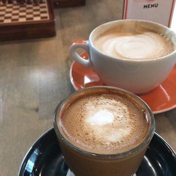 Sir Walter Coffee - Cortado and a latte - Coffee & Tea Near Me - Raleigh, North Carolina Sir Walter Coffee - Cortado and a latte - Coffee & Tea Near Me - Raleigh, North Carolina