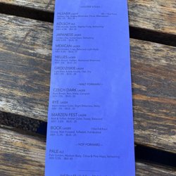 Chuckanut Brewery - South Nut Tap Room - Menu