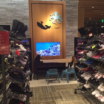 Nordstrom The Woodlands - Kids shoe dept has this TV aquarium and drawing table - Department Stores Near Me - The Woodlands, Texas