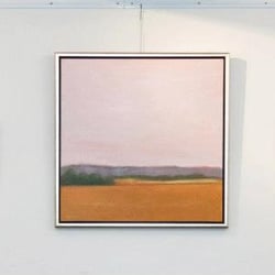 Johnson City Custom Framing - Artist Paula Rubin Wexler in Floater Frame 20101