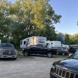 Apple Creek Campground - We're the 1492.  Crammed in