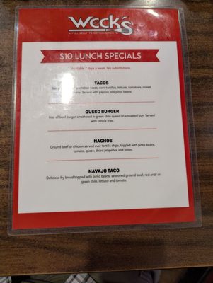 Menu photo 6 Weck's Albuquerque, NM Menu photo 6 Weck's Albuquerque, NM