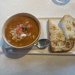 Bowl of Seasonal Soup; chicken tortilla soup Bowl of Seasonal Soup; chicken tortilla soup