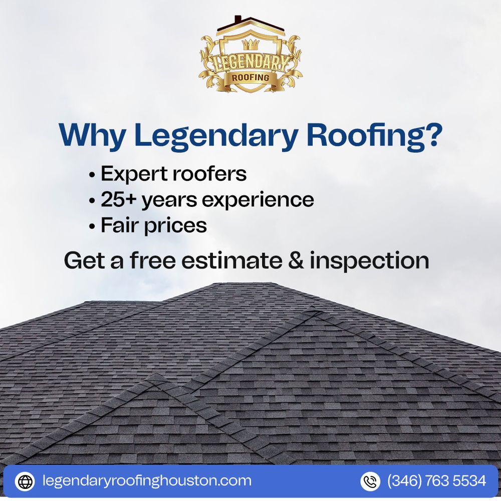 Slide of Legendary Roofing Houston