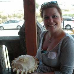 Two Rock Ranch - Me and my beautiful pie about to go into the oven.