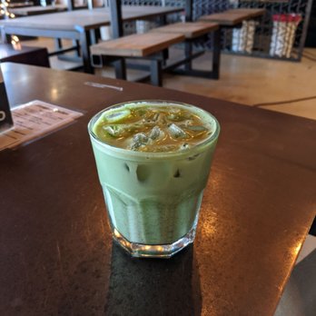 Cartel Roasting Co - Iced Honey Lavender Matcha - Cafes Near Me - Tucson, Arizona Cartel Roasting Co - Iced Honey Lavender Matcha - Cafes Near Me - Tucson, Arizona