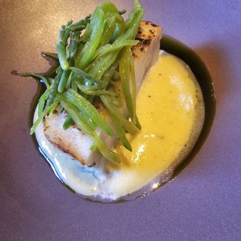 One White Street - Tile fish with winter vegetables. Nice texture and miso butter sauce. - New American Near Me - New York, New York One White Street - Tile fish with winter vegetables. Nice texture and miso butter sauce. - New American Near Me - New York, New York