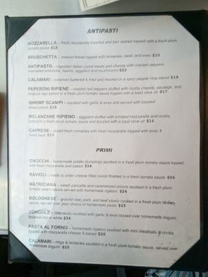 Menu photo 8 Rino's Place Boston, MA