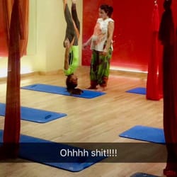 Aerial Yoga Dublin - Success! Inversion pose