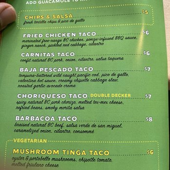 Lucky Taco - Happy Hour Menu - Mexican Near Me - Vancouver, British Columbia Lucky Taco - Happy Hour Menu - Mexican Near Me - Vancouver, British Columbia