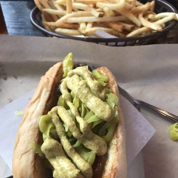 Bangers & Brews - Westside - Spicy Italian, caramelized onions, pepperoncinis and spicy mustard. - German Near Me - Bend, Oregon Bangers & Brews - Westside - Spicy Italian, caramelized onions, pepperoncinis and spicy mustard. - German Near Me - Bend, Oregon