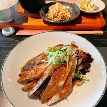 Little Plum - Spicy mayo eggplant teishoku - Asian Fusion Near Me - Honolulu, Hawaii