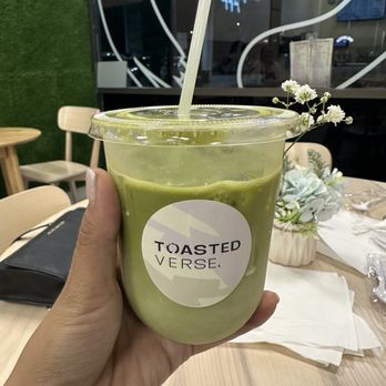 Toasted Verse - Iced Matcha Latte - Desserts Near Me - Sherman Oaks, California
