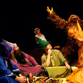 Bakehouse Theatre - The Last Continent. The Librarian (orangutan) explaining to the wizards what's wrong with this island. - Music Venues Near Me - Adelaide, SA Bakehouse Theatre - The Last Continent. The Librarian (orangutan) explaining to the wizards what's wrong with this island. - Music Venues Near Me - Adelaide, SA