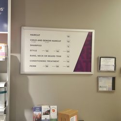 Great Clips - Price board