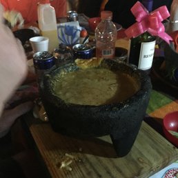 Shrimp molcajete! Shrimp molcajete!