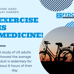 Fyzical - Binghamton - Exercise is medicine! Even just 20 minutes of moderate aerobic exercise can greatly benefit your heart, lungs, and your overall mood!