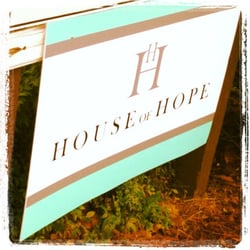 House of Hope For Women - sign outside of the HoH building in English Village
