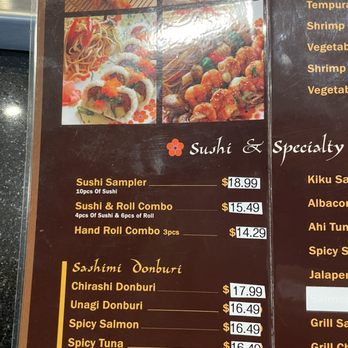 Kiku Japanese Grill - Menu as of 01/2024 - Japanese Near Me - Moorpark, California Kiku Japanese Grill - Menu as of 01/2024 - Japanese Near Me - Moorpark, California