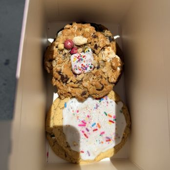 Maya's Cookies - Famous "Everything" Cookie and one that was like a strawberry pop tart - Desserts Near Me - San Diego, California Maya's Cookies - Famous "Everything" Cookie and one that was like a strawberry pop tart - Desserts Near Me - San Diego, California